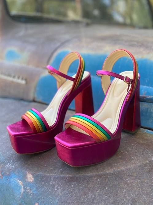 Jessica SimpsonBautista Platform Sandal in Pink Combo H42623