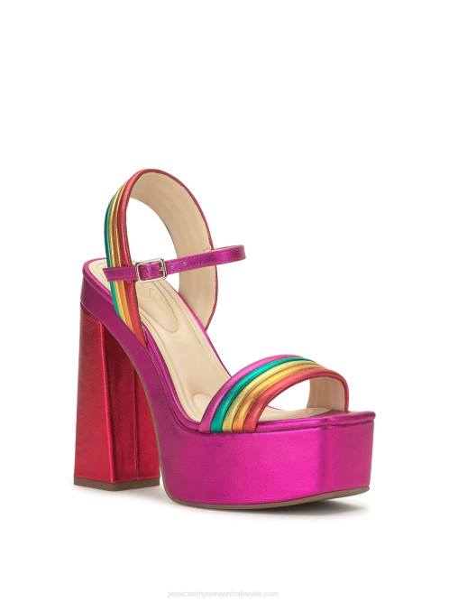 Jessica SimpsonBautista Platform Sandal in Pink Combo H42623