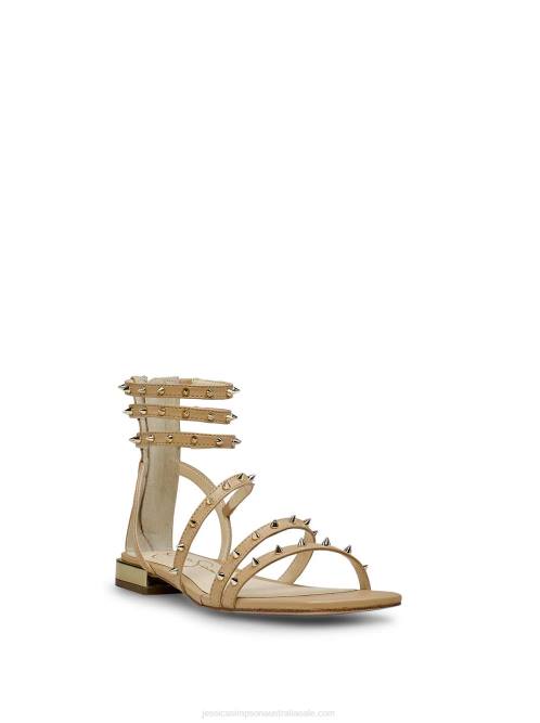 Jessica SimpsonCenedra Flat Sandal in Buff H426117