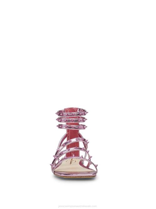 Jessica SimpsonCenedra Flat Sandal in Metallic Pink H426107