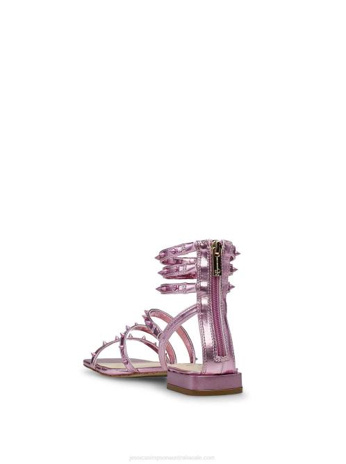 Jessica SimpsonCenedra Flat Sandal in Metallic Pink H426107