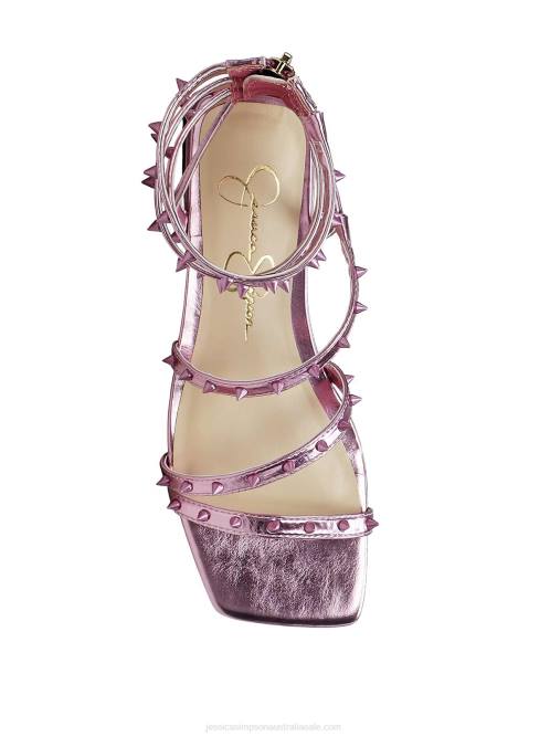 Jessica SimpsonCenedra Flat Sandal in Metallic Pink H426107