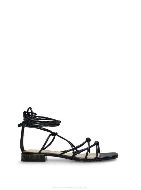Jessica SimpsonChasca Flat Sandal in Black H426102