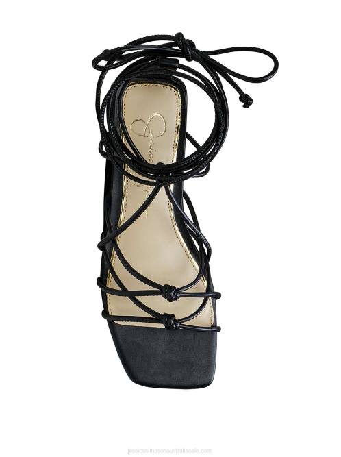 Jessica SimpsonChasca Flat Sandal in Black H426102