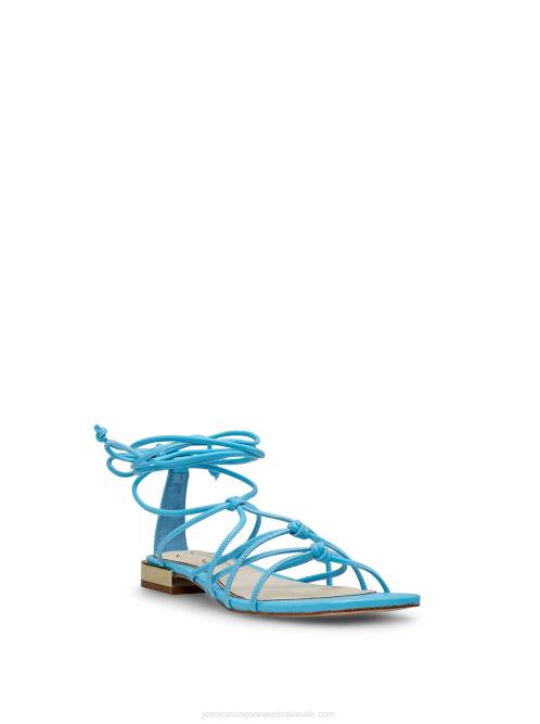 Jessica SimpsonChasca Flat Sandal in Nevada Blue H426118