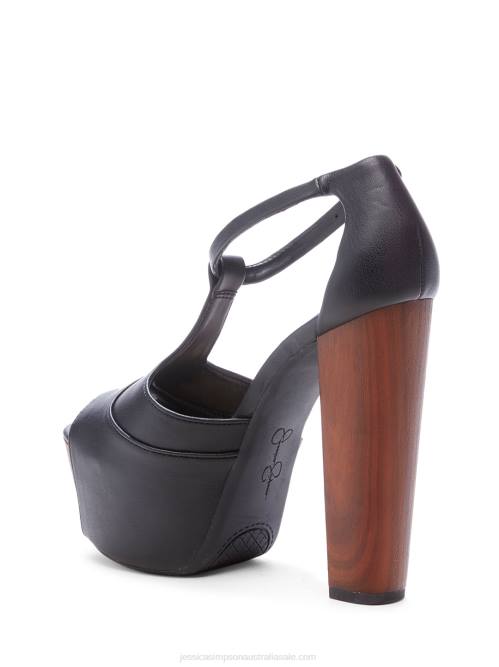 Jessica SimpsonDany T-Strap Platform Sandal in Black H426232