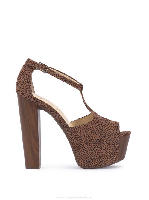 Jessica SimpsonDany T-Strap Platform Sandal in Cheetah H426227