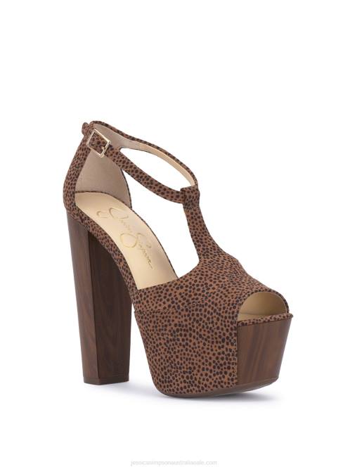 Jessica SimpsonDany T-Strap Platform Sandal in Cheetah H426227