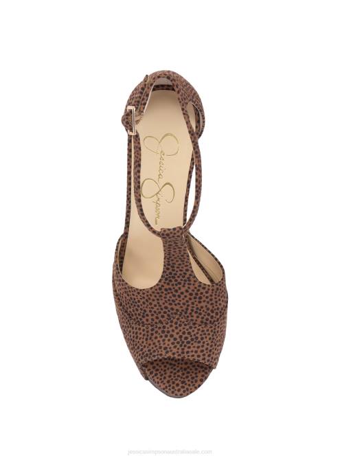 Jessica SimpsonDany T-Strap Platform Sandal in Cheetah H426227
