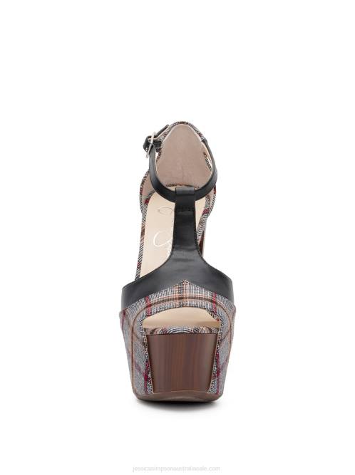 Jessica SimpsonDany T-Strap Platform Sandal in Plaid H426228