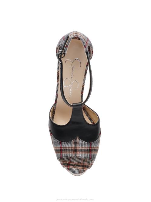 Jessica SimpsonDany T-Strap Platform Sandal in Plaid H426228