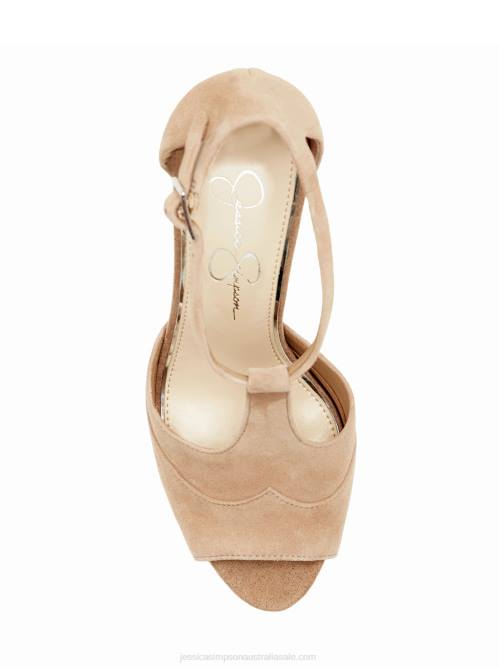 Jessica SimpsonDany T-Strap Platform Sandal in Sand H42629