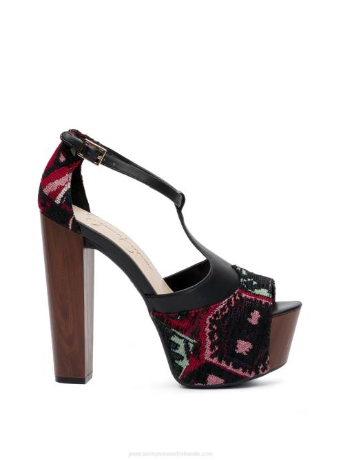 Jessica SimpsonDany T-Strap Platform Sandal in Tapestry H426226