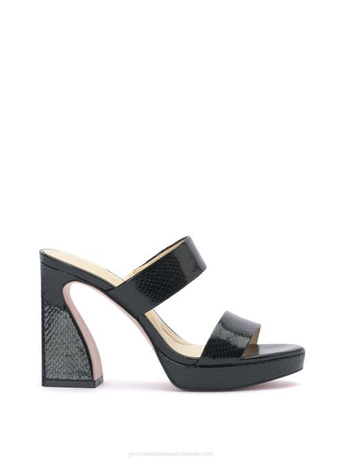 Jessica SimpsonDiza Platform Sandal In Black Snake H426205