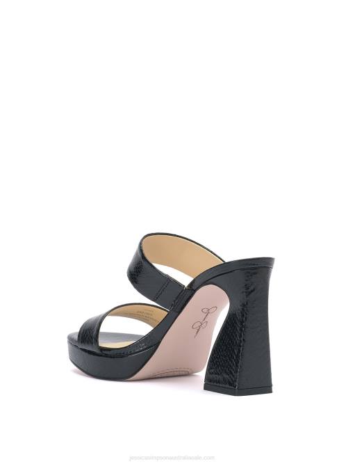 Jessica SimpsonDiza Platform Sandal In Black Snake H426205