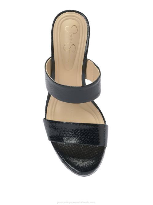 Jessica SimpsonDiza Platform Sandal In Black Snake H426205