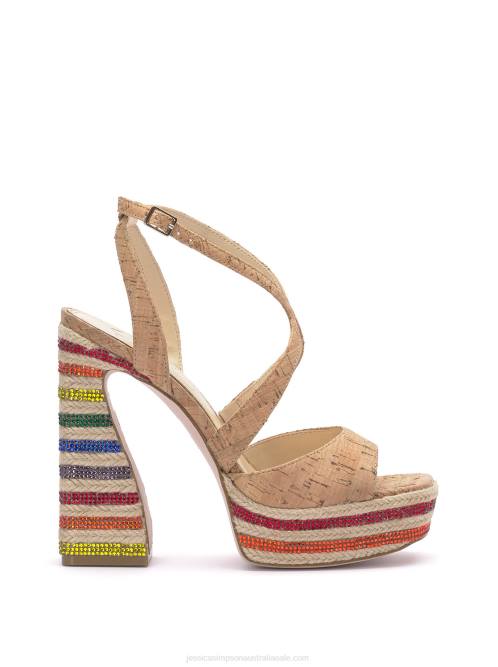 Jessica SimpsonDosia Platform Sandal in Natural H42622