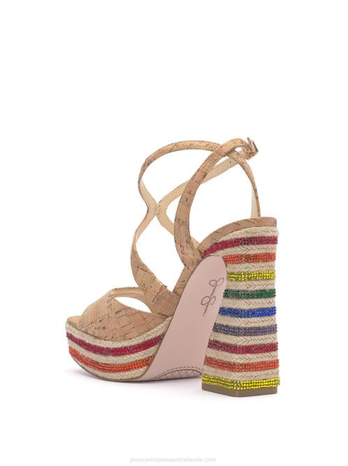 Jessica SimpsonDosia Platform Sandal in Natural H42622