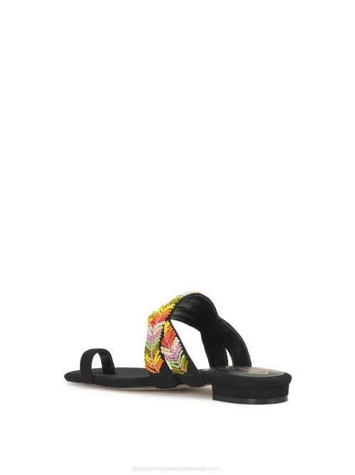 Jessica SimpsonGapriella Braided Sandal in Black Multi H426273