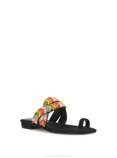 Jessica SimpsonGapriella Braided Sandal in Black Multi H426273