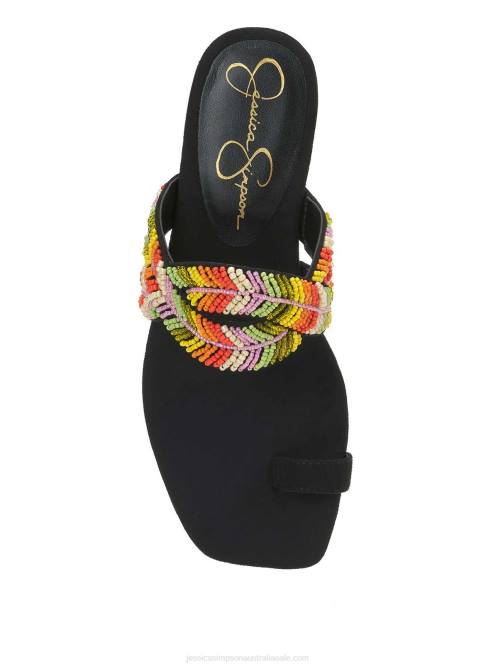 Jessica SimpsonGapriella Braided Sandal in Black Multi H426273