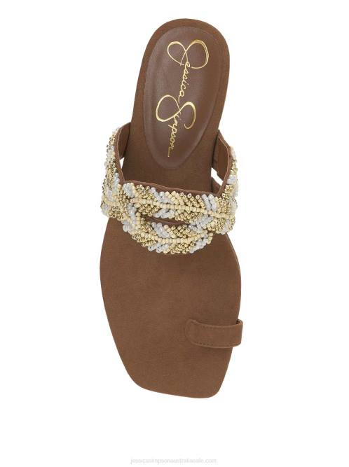 Jessica SimpsonGapriella Braided Sandal in Tobacco H426277