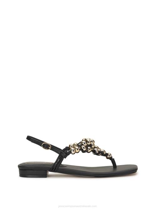 Jessica SimpsonGilyria Flat Sandal in Black H426105