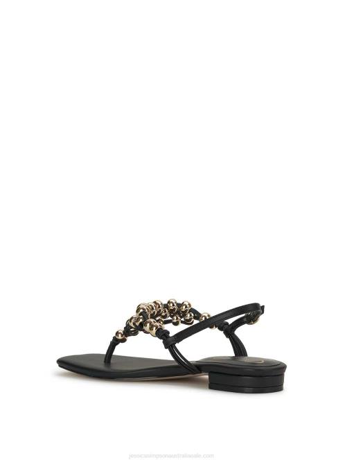 Jessica SimpsonGilyria Flat Sandal in Black H426105
