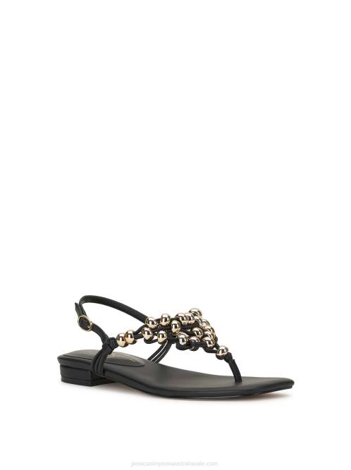Jessica SimpsonGilyria Flat Sandal in Black H426105