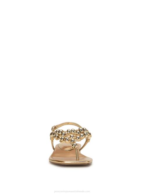 Jessica SimpsonGilyria Flat Sandal in Gold H42699