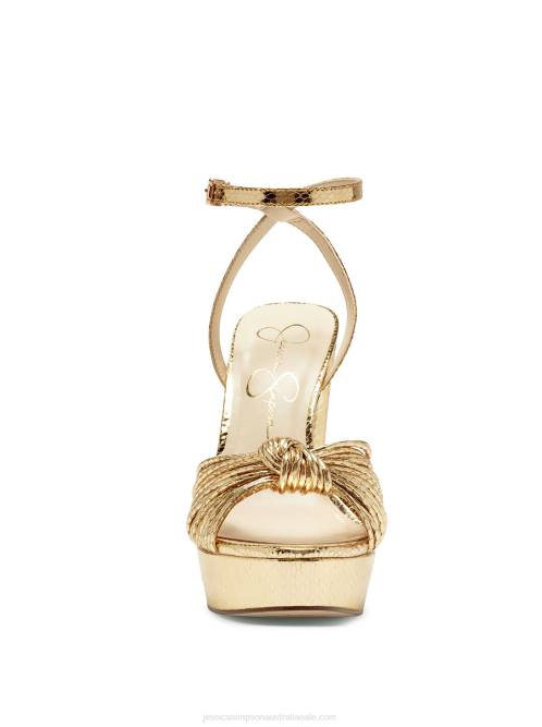 Jessica SimpsonImmie Platform Sandal in Gold Snake H42627