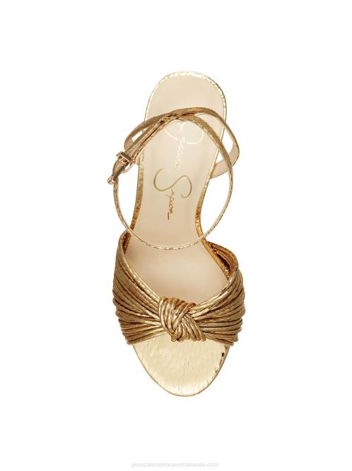 Jessica SimpsonImmie Platform Sandal in Gold Snake H42627