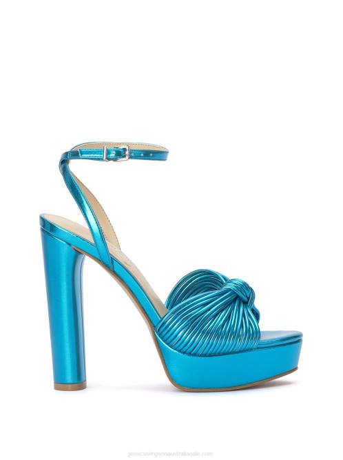 Jessica SimpsonImmie Platform Sandal in Metallic Blue H4267