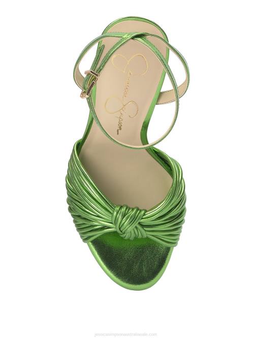 Jessica SimpsonImmie Platform Sandal in Metallic Green H4268