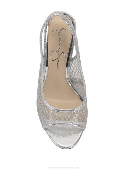 Jessica SimpsonJaisey High Heel in Clear & Silver H4261091