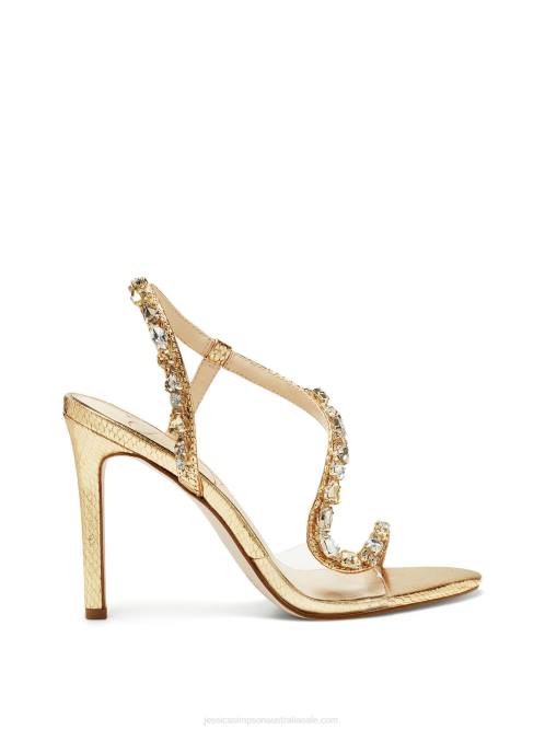 Jessica SimpsonJaycin High Heel Sandal in Gold H4261090