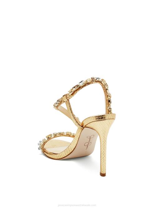 Jessica SimpsonJaycin High Heel Sandal in Gold H4261090