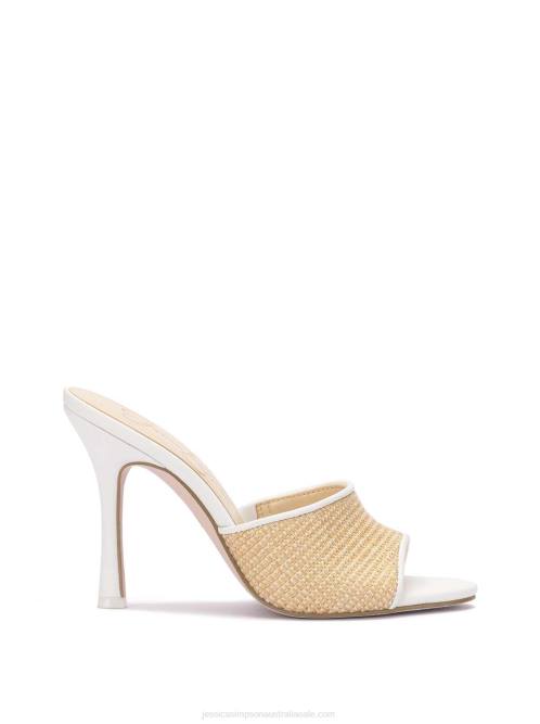 Jessica SimpsonKaveri High Heel Sandal in White Natural H426323