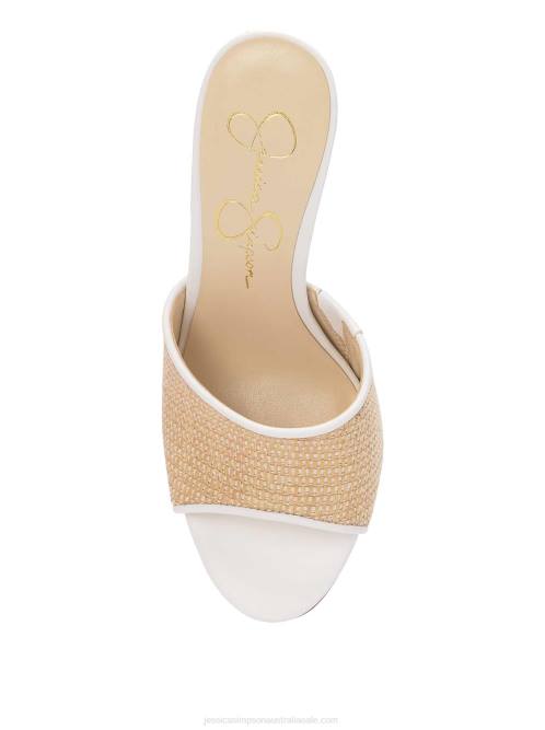 Jessica SimpsonKaveri High Heel Sandal in White Natural H426323