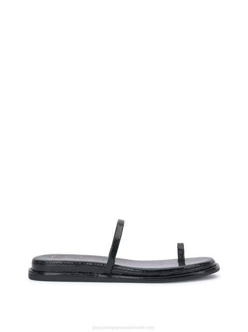 Jessica SimpsonMalha Flat Sandal in Black H426103