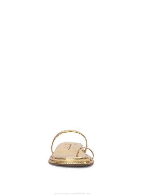 Jessica SimpsonMalha Flat Sandal in Gold H42698