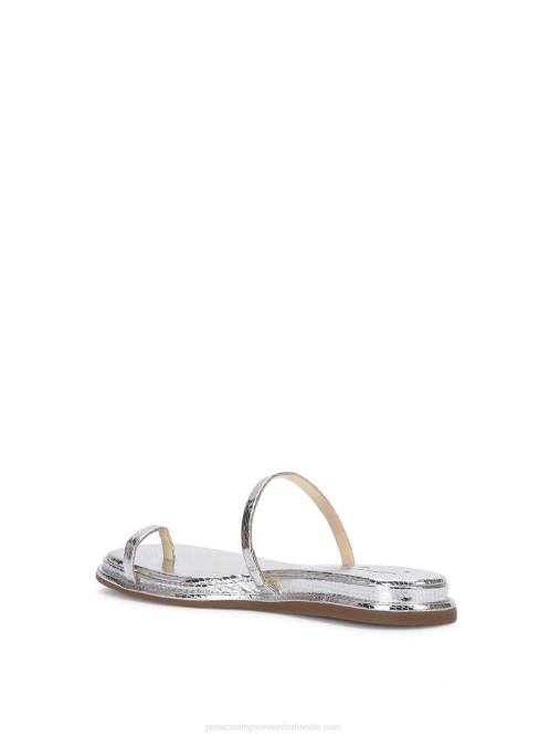 Jessica SimpsonMalha Flat Sandal in Silver H426104