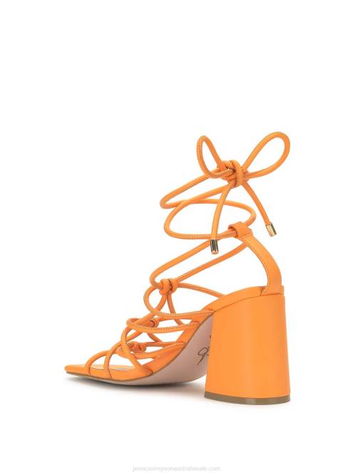 Jessica SimpsonOzias Lace Up Sandal in Mango H426292
