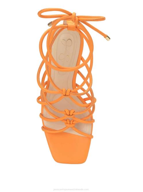 Jessica SimpsonOzias Lace Up Sandal in Mango H426292