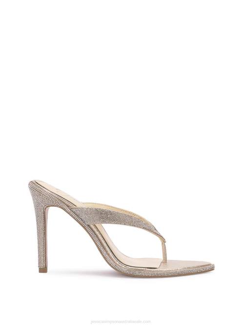 Jessica SimpsonPules High Heel Sandal in Champagne H426313