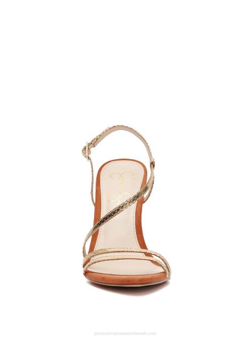 Jessica SimpsonPyine High Heel in Gold Snake H4261105