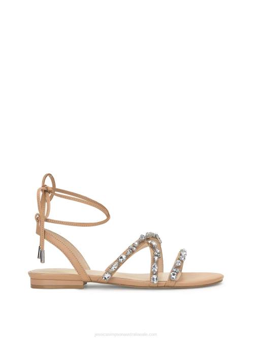 Jessica SimpsonRabenie Flat Sandal in Buff H426120