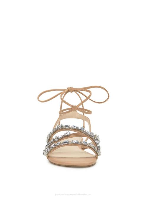 Jessica SimpsonRabenie Flat Sandal in Buff H426120