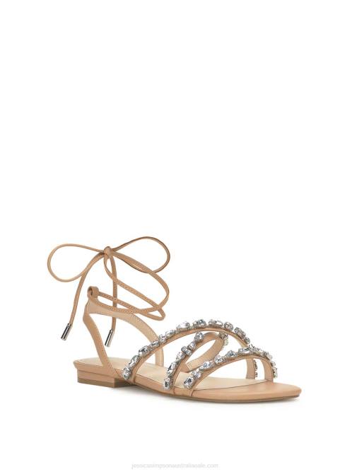 Jessica SimpsonRabenie Flat Sandal in Buff H426120