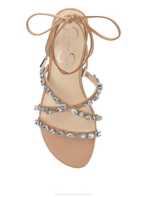 Jessica SimpsonRabenie Flat Sandal in Buff H426120
